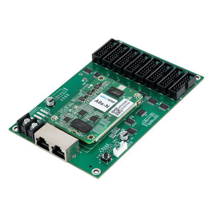 A8S-N+HUB 41022 Novastar A8S-N+HUB Receiving Card για Οθόνες LED Video Wall 8 x HUB75E με Loading Capacity σε Pixel 512 x 384px - Gigabit Network Ethernet Input & Output Ports - DC 5V IP20 - Μ7 x Π4.5 x Υ0.8