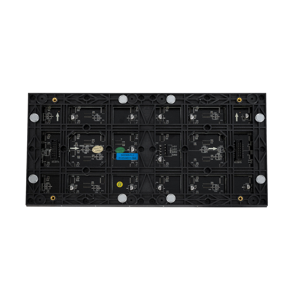 LUXCORE 41029 Module για Οθόνες LED Video Wall 32x16cm 128x64px P2.5 LED 35W 3840Hz 8192 Dots ≥1800cd/㎡ Nits DC 5V Εσωτερικού Χώρου IP31 Full Color S1/32 14Bits - Kinglight SMD2121 - Μ32 x Π1.5 x Υ16