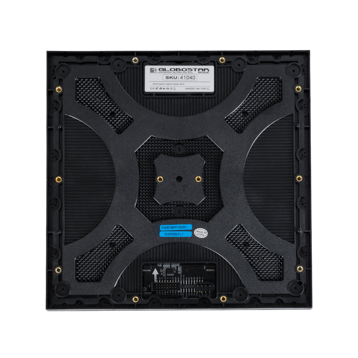 CRYSTALPIX 41040 Module για Οθόνες Video Wall 25x25cm 128x128px P1.95 GOB LED 40W 3840Hz 16384 Dots ≥800cd/㎡ Nits DC 5V Εσωτερικού Χώρου IP31 Full Color S1/32 14Bits - Kinglight SMD1515 - Αριστερό - Μ25 x Π1.2 x Υ25