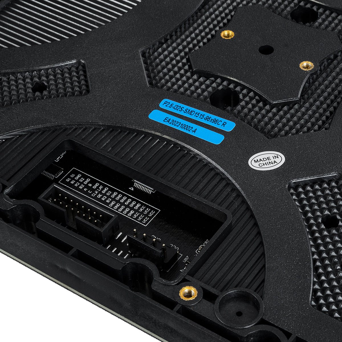 ILLUMINA 41044 Module για Οθόνες Video Wall 25x25cm 96x96px P2.6 LED 40W 3840Hz 9216 Dots ≥750cd/㎡ Nits DC 5V Εσωτερικού Χώρου IP31 Full Color S1/16 14Bits - Kinglight SMD1415 - Δεξί - Μ25 x Π1.2 x Υ25