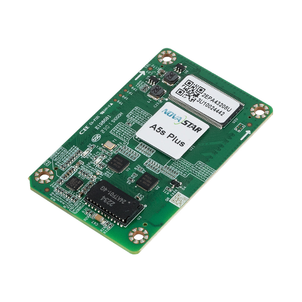 A5S-PLUS 41057 Novastar A5S-PLUS Receiving Card για Οθόνες LED Video Wall με Loading Capacity σε Pixel 512 x 384px - Gigabit Network Ethernet Input & Output Ports - DC 5V IP20 - Μ7 x Π4.5 x Υ0.8