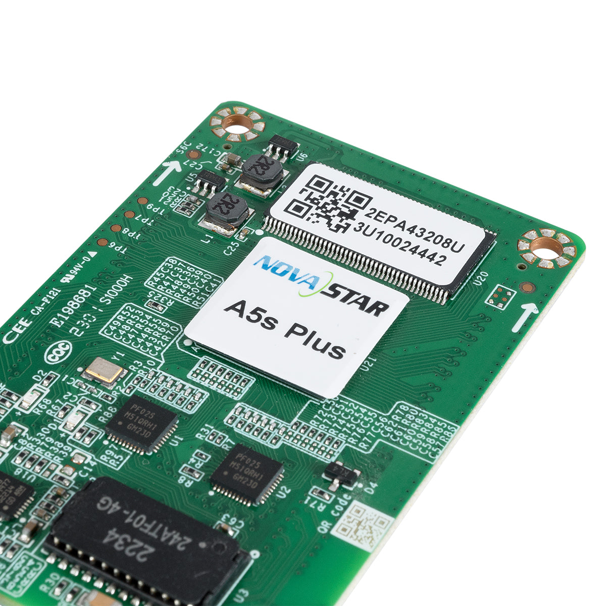 A5S-PLUS 41057 Novastar A5S-PLUS Receiving Card για Οθόνες LED Video Wall με Loading Capacity σε Pixel 512 x 384px - Gigabit Network Ethernet Input & Output Ports - DC 5V IP20 - Μ7 x Π4.5 x Υ0.8