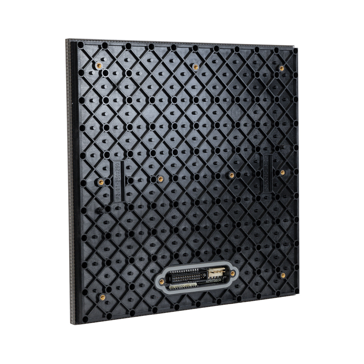 FLOORWALL 41059 Module για Διαδραστική Οθόνη Πατώματος Video Wall 25x25cm 84x84px P2.97 LED 50W 3840Hz 7056 Dots ≥4500cd/㎡ Nits DC 5V Εξωτερικού Χώρου IP65 Full Color S1/42 14Bits - Kinglight SMD1415 - Αριστερό - Μ25 x Π2.5 x Υ25