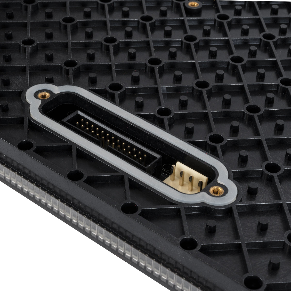 FLOORWALL 41059 Module για Διαδραστική Οθόνη Πατώματος Video Wall 25x25cm 84x84px P2.97 LED 50W 3840Hz 7056 Dots ≥4500cd/㎡ Nits DC 5V Εξωτερικού Χώρου IP65 Full Color S1/42 14Bits - Kinglight SMD1415 - Αριστερό - Μ25 x Π2.5 x Υ25