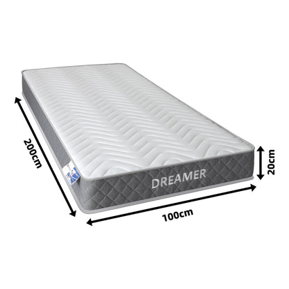 Στρώμα Dreamer Pocket Spring Compressed Διπλής Όψης 20εκ 100x200εκ