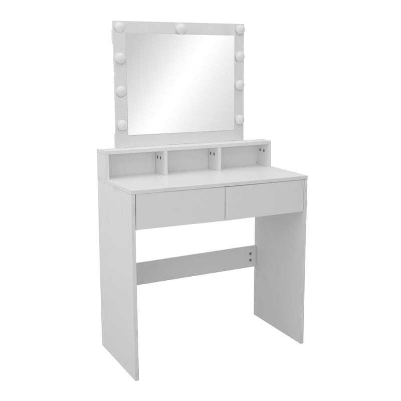 Virna Bedroom Dressing Table with LED White 80x40x145