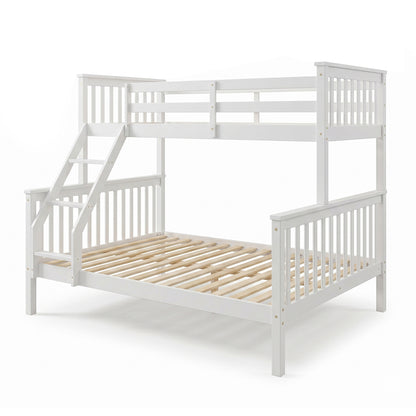 Children's Bunk Bed Armonia Pine Wood White 90/140x190cm