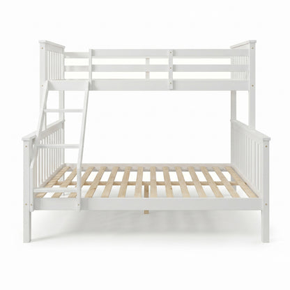 Children's Bunk Bed Armonia Pine Wood White 90/140x190cm