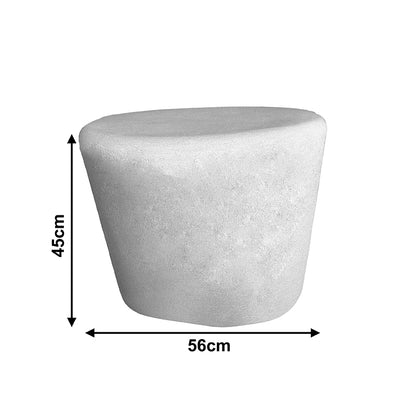 Βοηθητικό Τραπέζι Fedris MDF Λευκό Φ56x45