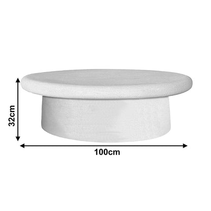Τραπέζι Σαλονιού Herona MDF Λευκό 100x60x32