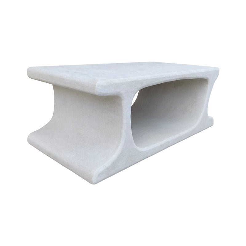 Τραπέζι Σαλονιού Nafel MDF Λευκό 120x60x45