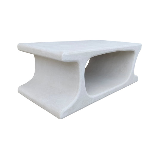 Τραπέζι Σαλονιού Nafel MDF Λευκό 120x60x45