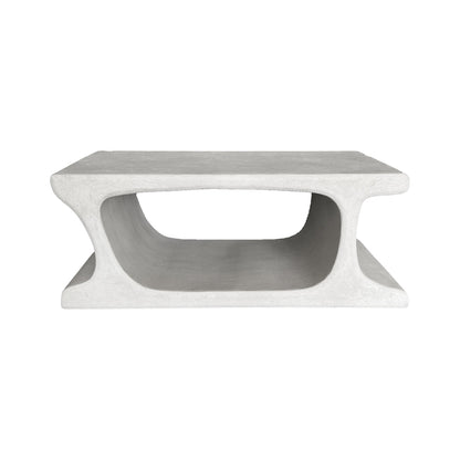 Τραπέζι Σαλονιού Nafel MDF Λευκό 120x60x45