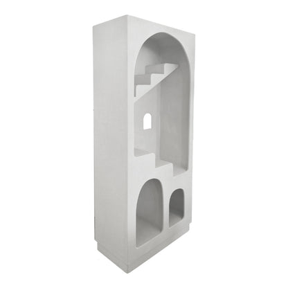 Βιβλιοθήκη-Ραφιέρα Boolten MDF Λευκό 80x38x190