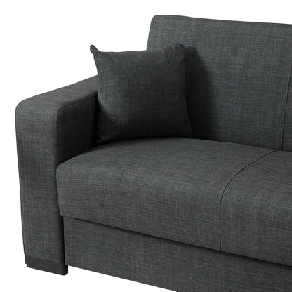 Γωνιακός Καναπές-Κρεβάτι Αναστρέψιμος Dumma Ύφασμα Ανθρακί 226x148x86