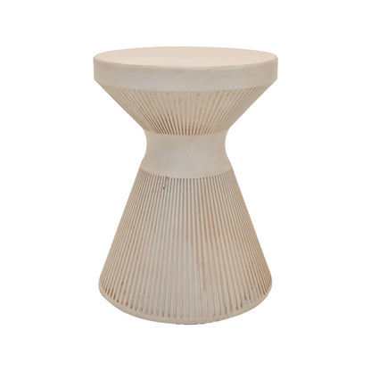 Side Table Vartio MGO Cream Φ49x66