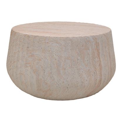Rongo MGO Travertine Effect Coffee Table D80x41