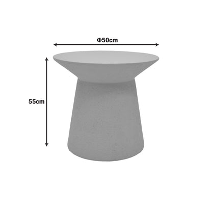 Coffee Table Peble MGO Cappuccino Φ55x50