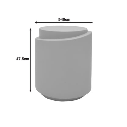 Βοηθητικό Τραπέζι Fortox MGO Cappuccino Φ40x49.5