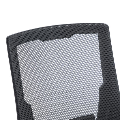 Καρέκλα Γραφείου Εργασίας Penza Mesh Χρώμα Μαύρο 48x58x92-102