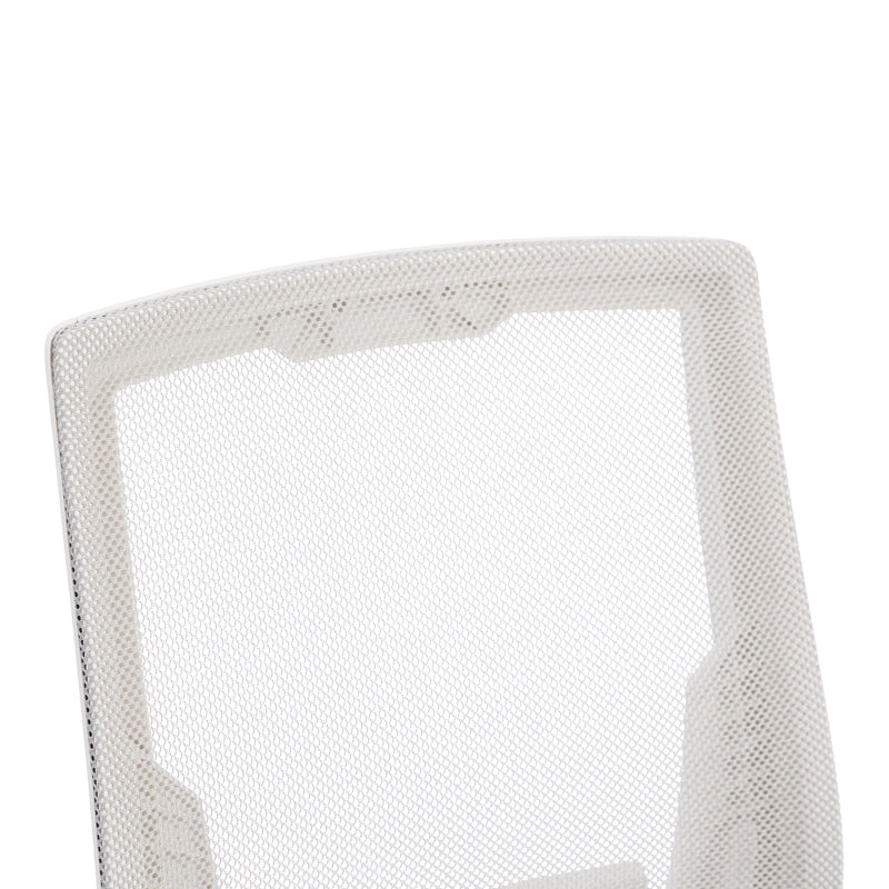 Καρέκλα Γραφείου Εργασίας Penza Λευκή - Mesh Γκρι 48x58x92-102