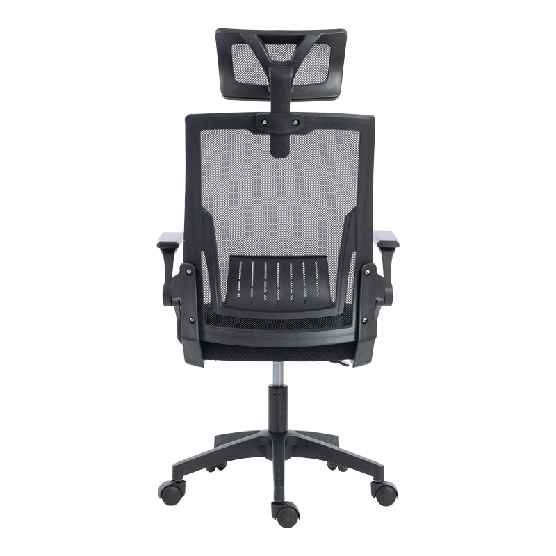 Καρέκλα Γραφείου Plymot Mesh Χρώμα Μαύρο 48x58x112-122