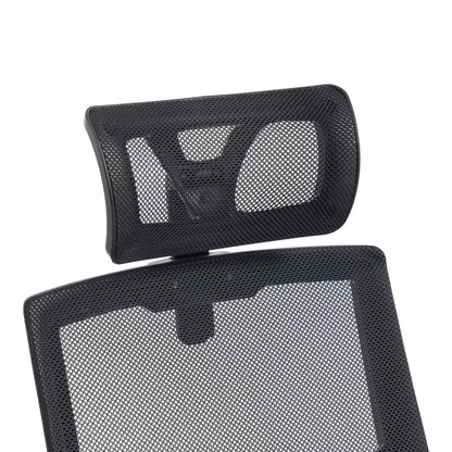Καρέκλα Γραφείου Plymot Mesh Χρώμα Μαύρο 48x58x112-122