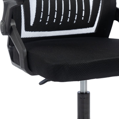 Καρέκλα Γραφείου Plymot Mesh Χρώμα Μαύρο 48x58x112-122