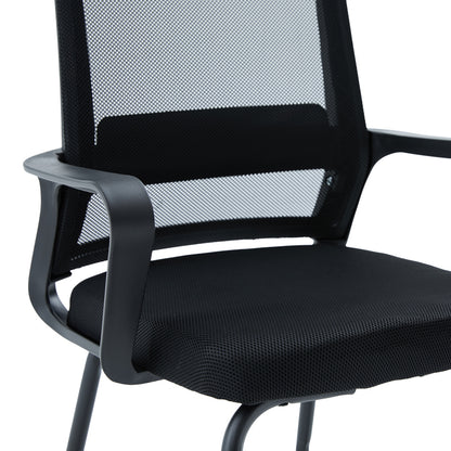 Καρέκλα Επισκέπτη Palma Mesh Μαύρο 46x52x94