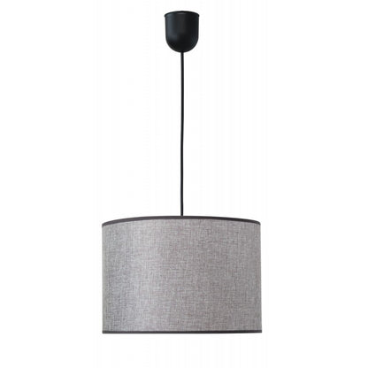 Φωτιστικό Μονόφωτο Αμπαζούρ Γκρι Ε27 Φ30