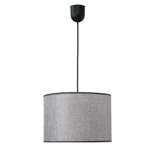 Φωτιστικό Μονόφωτο Αμπαζούρ Γκρι Ε27 Φ30