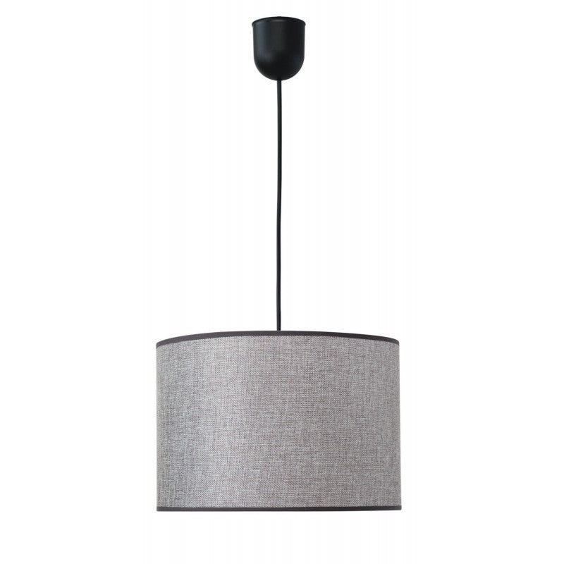 Φωτιστικό Μονόφωτο Αμπαζούρ Γκρι Ε27 Φ40