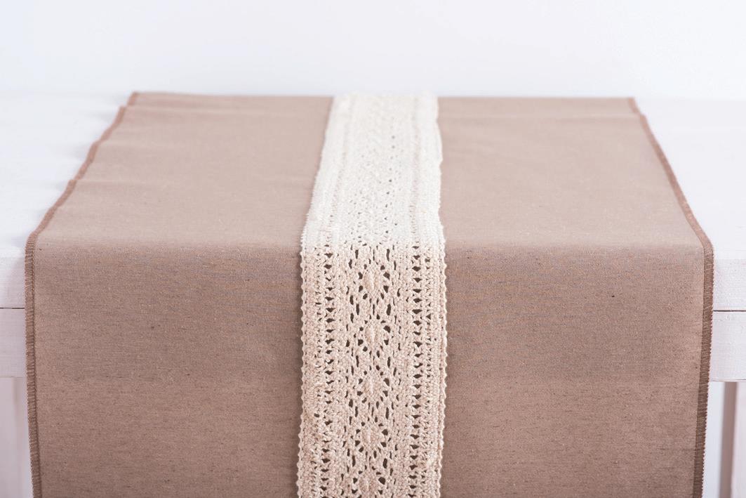 Ράννερ Ύφασμα και Δαντέλα 45εκ Σάπιο Μήλο