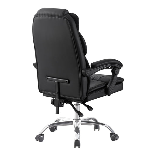 Καρέκλα Γραφείου Διευθυντή Sanema PU Μαύρο 62x67x112-122
