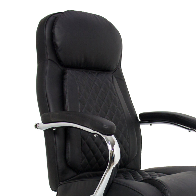 Stoldi PU Black Executive Office Chair 62.5x70x113-121