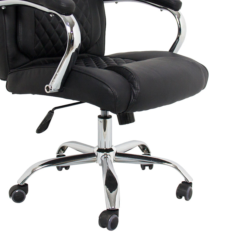 Stoldi PU Black Executive Office Chair 62.5x70x113-121