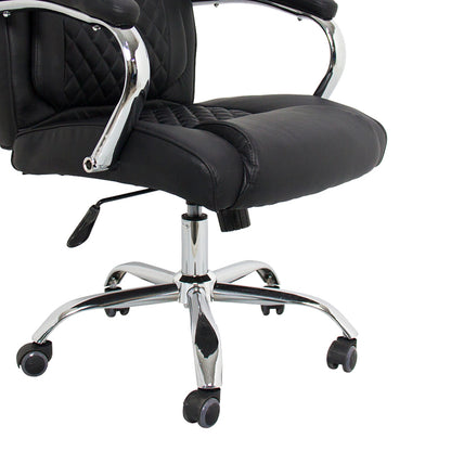 Stoldi PU Black Executive Office Chair 62.5x70x113-121