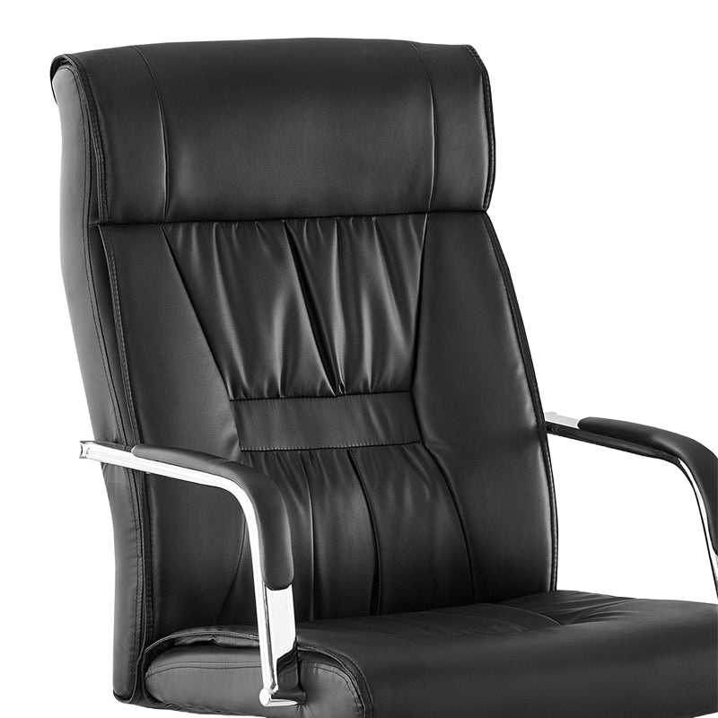 Biani PU Black Executive Office Chair 56x70x107-115