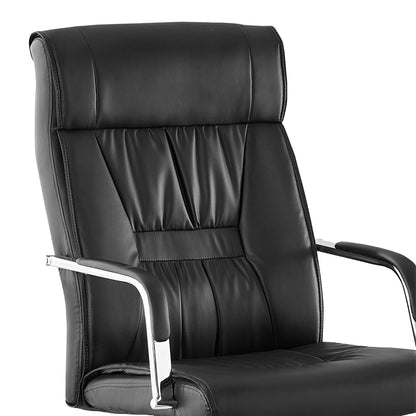 Biani PU Black Executive Office Chair 56x70x107-115
