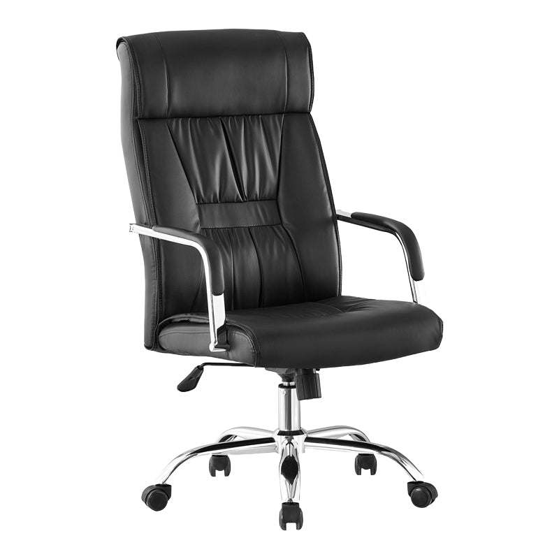 Biani PU Black Executive Office Chair 56x70x107-115
