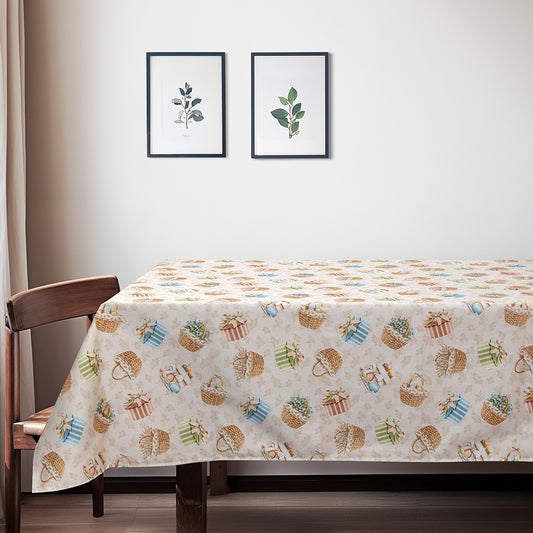 Τραπεζομάντηλο Καλάθια 135x135εκ