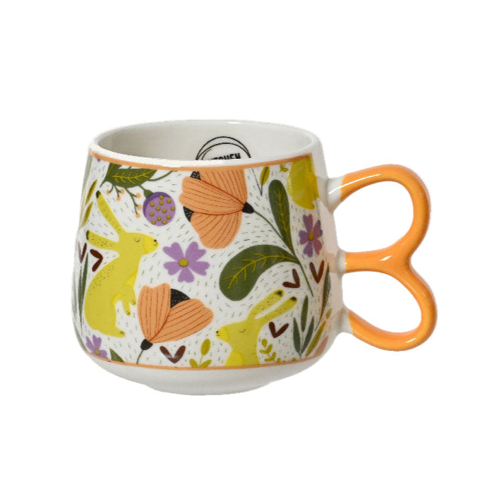 Κούπα Πορσελάνης με Ανοιξιάτικο Σχέδιο 8x9εκ