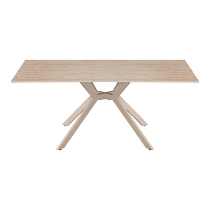 Τραπέζι Olven Sintered Stone σε Όψη Τραβερτίνας 180x90x75