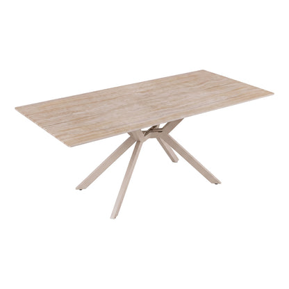 Τραπέζι Olven Sintered Stone σε Όψη Τραβερτίνας 180x90x75