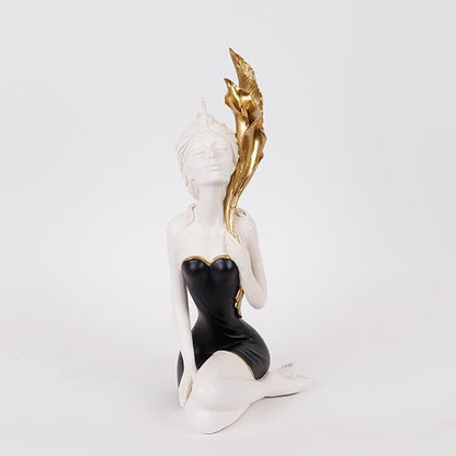 ΔΙΑΚΟΣΜΗΤΙΚΟ ΓΛΥΠΤΟ ΓΥΝΑΙΚΑ ΜΕ ΛΟΥΛΟΥΔΙ ΜΑΥΡΟ-ΛΕΥΚΟ-ΧΡΥΣΟ 15x11x43