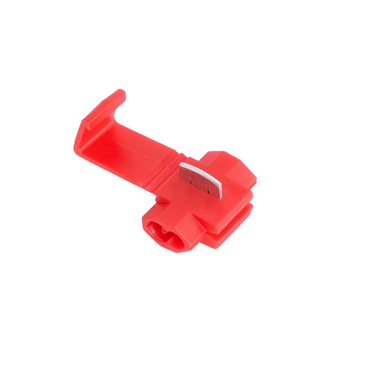 81647 Cable Terminal - Κλέφτης Ρέυματος από Καλώδιο Max 10A - Κόκκινο - Μ2 x Π3 x Υ1.5cm - Πακέτο 20 Τεμαχίων