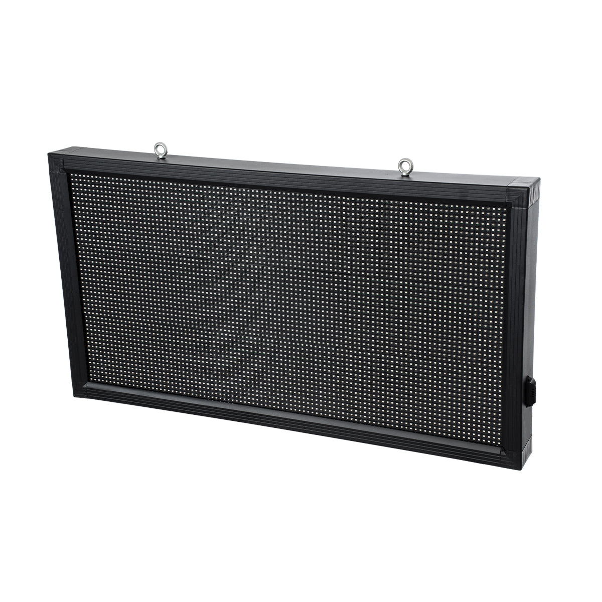 DISPLAY 90811 Κυλιόμενη Ψηφιακή Επιγραφή 96x48cm P10 Μονής Όψης LED AC 220-240V Αδιάβροχο IP65 Πορτοκαλί - WiFi Control μέσω FK APP - Αισθητήρας Θερμοκρασίας & Υγρασίας - Μ104 x Π9 x Υ56cm