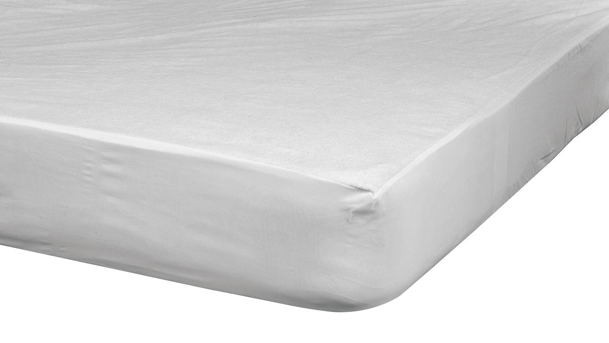 Ζέρσει Αδιάβροχο Προστατευτικό Στρώματος Λευκό 160x200+30εκ