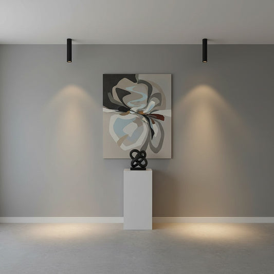 DUCT KLV-101-0051 Φωτιστικό Downlight Σποτ για Λάμπα MR16 με Ντουί GU10 AC 220-240V IP20 - Μαύρο Ματ - Μ6 x Π6 x Υ30