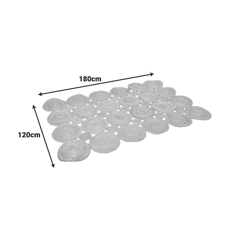 Χαλί Nelando Γιούτα σε Φυσική Απόχρωση 120x180εκ